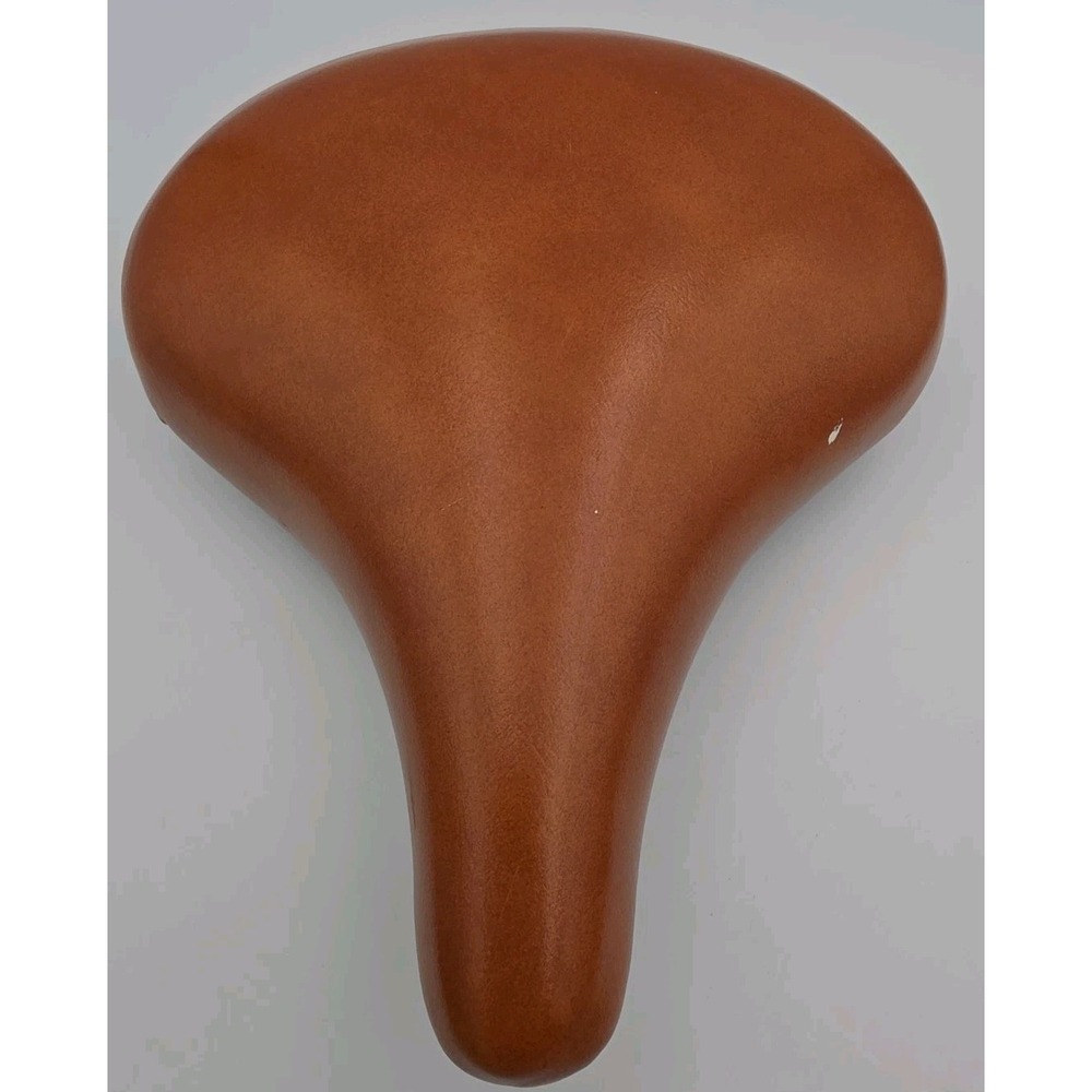 Vintage Permaco 435 Bicycle Seat Brown Retro Bike Saddle Component